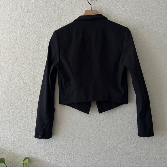 Rag & Bone Cropped Navy Blazer Jacket Size 10 - Picture 3 of 5